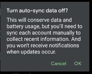 How to Disable Auto-Sync in Android 11