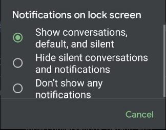 How to Hide Notification Content on Lock Screen Android 11