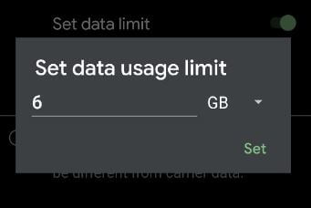 How to Set a Data Limit on Android 11 Stock OS