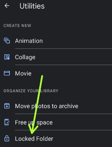 How to Use Locked Folder in Google Photos