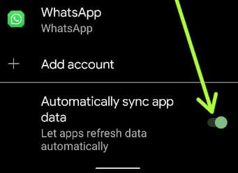 How to turn off Auto-Sync Android 11 OS