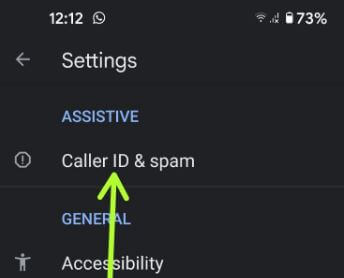 Activate Caller ID and Spam Protection on Android 11