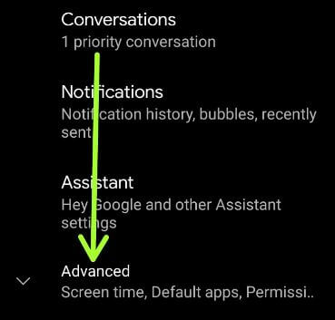 Apps and notification settings to change default Android 11 apps