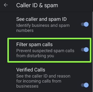 How to Prevent Spam Calls on Stock Android 11