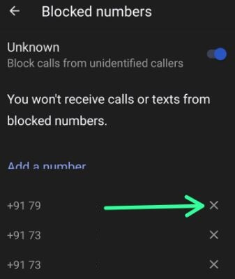 How to Unblock a Number on Google Pixel 6 Pro and Pixel 6