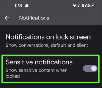Hide Sensitive Content When Locked your Pixel 6 Pro and Pixel 6