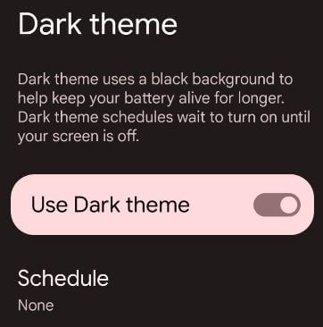 How to Enable Dark Theme in Pixel 6 Pro and Pixel 6