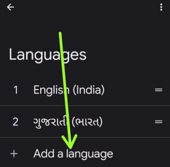 Add language on Google Pixel 6 Pro
