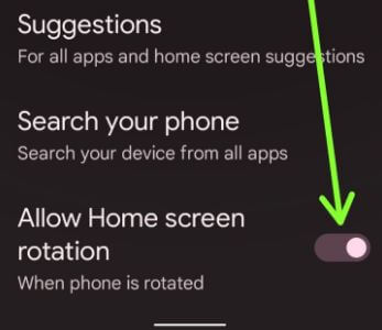 Enable Home Screen Rotation on Pixel 6 Pro and Pixel 6 Phone
