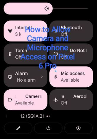 How to Allow Camera and Microphone Access on Pixel 6 Pro