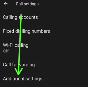 Phone app additional settings on your Pixels