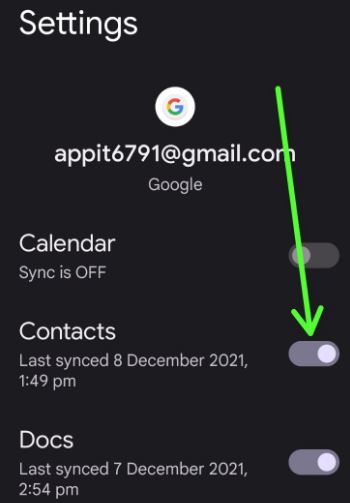 Restore Contacts to Pixel 6 Pro to auto sync