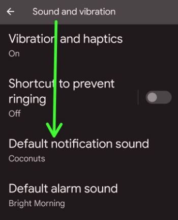 Change default Notification Sound on Android device