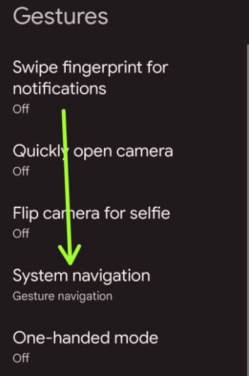 Enable Full Screen Gestures on Android 12