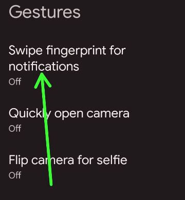Enable Swipe Fingerprint for Notifications on Android 12 Stock OS