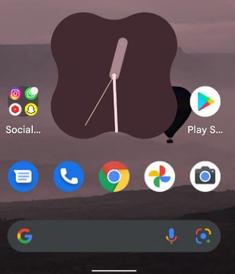 How to Put Clock on Home Screen Android 12