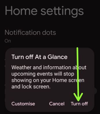 How to Turn Off At a Glance on Pixel 6 Pro