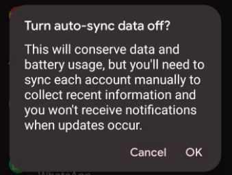 Turn Off Auto-Sync on Google Pixel 6 and Pixel 6 Pro