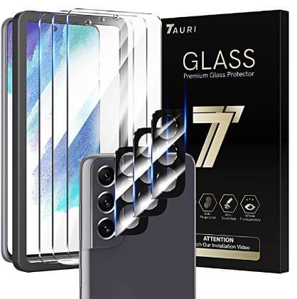 TAURI Screen Protector with Samsung Galaxy S21 FE 5G