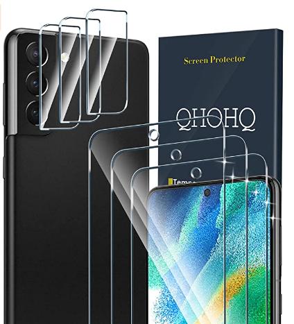 QHOHQ Screen Protector for Samsung Galaxy S21 FE 5G