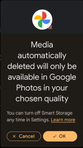 Use Smart Storage on Google Pixel 6 Pro