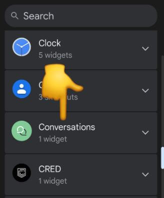 Android 12 conversation widget
