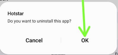 Delete apps on Samsung One UI