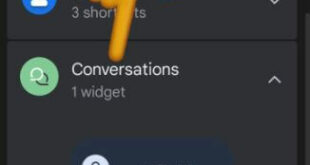 How to Add Conversation Widget to Home Screen Android 12
