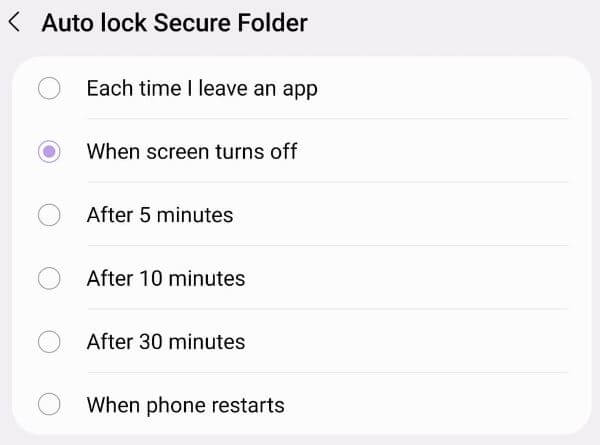 How to Auto Lock Secure folder on Samsung Galaxy Z Fold 2