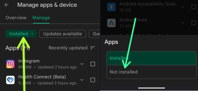 Install Deleted Apps Android