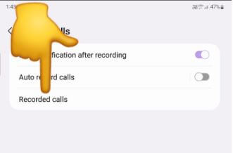 Find Recorded Calls on Samsung Galaxy