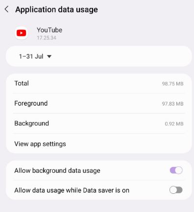 How to Disable App Background Data on Samsung