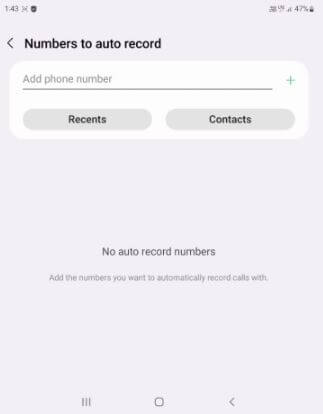 How to Record a Call Automatically on my Samsung Galaxy for Private Number