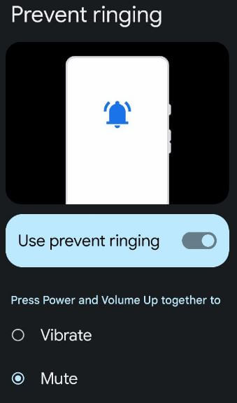 How to Use Power and Volume up Button to Vibrate or Mute your Google Pixel 5a