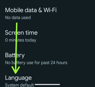 Change the Language for Each App on Android 13 using Apps Settings
