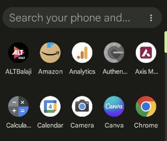 Turn Off Suggested Apps on Android 11