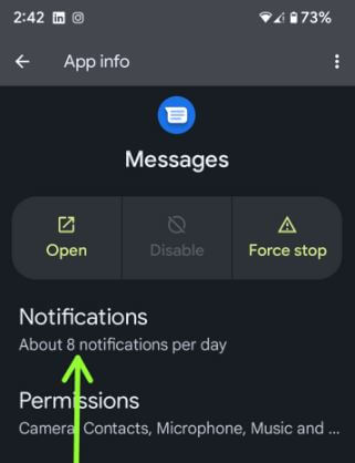 How to Change the Google Messages Notifcation Sound using App Settings