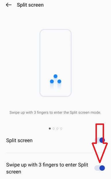 How to Split Screen on OnePlus 10 Pro using 3 Fingers