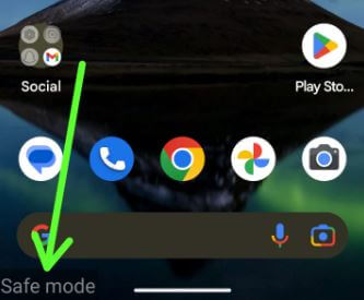 Boot into Safe Mode Google Pixel 7 Pro to fix Won't Turn On Issues