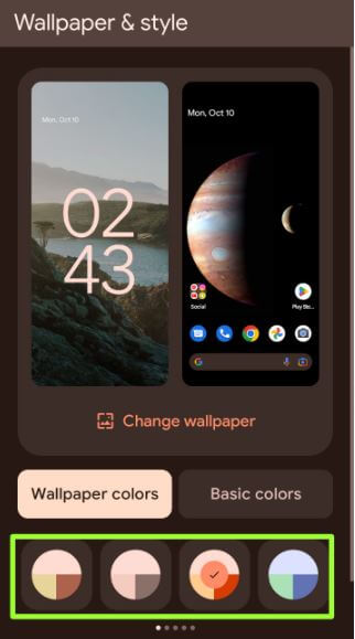 How to Change Accent Color and Color Palette on Android 13 or Android 12