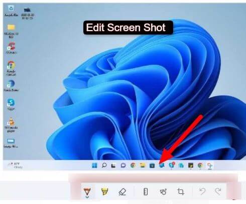 Edit Screenshot in Windows 11 using Snipping Tool