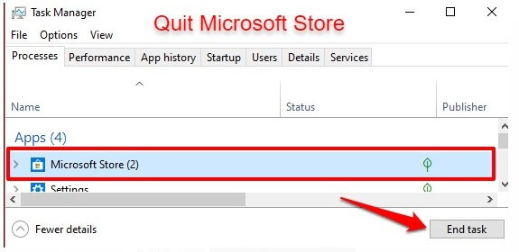 Fix Microsoft Store stuck Issues on Windows 10 and Windows 11