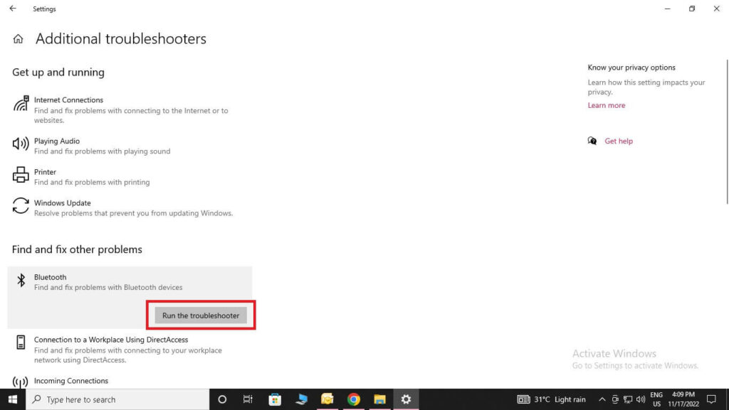 How to Fix Bluetooth Not Working on Windows 10