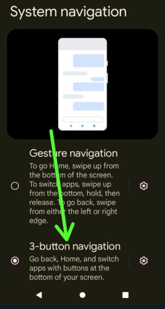 Get Google Pixel 7 Pro Back Button using Navigation Gesture