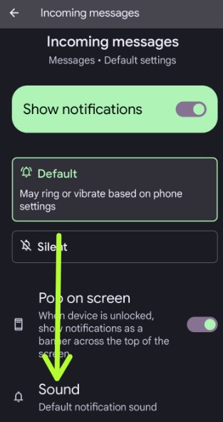 How to Change the Text Notification Sound in Pixels
