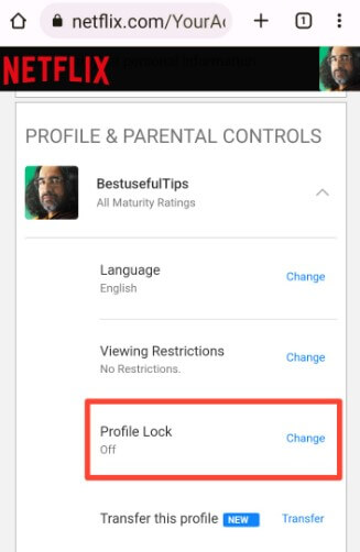 How to Put a Password on Netflix Profile on Phone