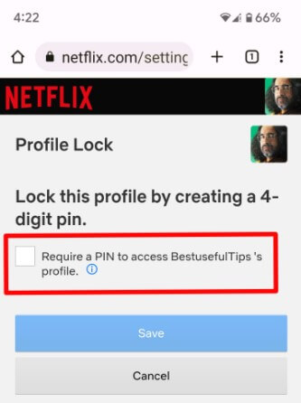 How to Set Netflix Profile Password
