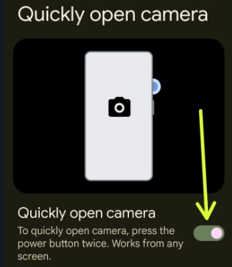 Quickly Open the Camera, Even Lock your Pixel using a Pixel 7 Gesture