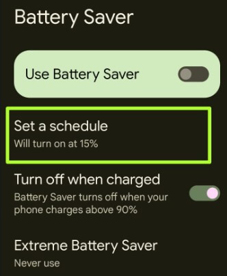 Turn On Battery Saver Mode Pixel 7 and Pixel 7 Pro