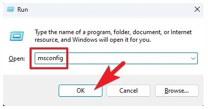 Use MSConfig to Fix Windows Installation Failed Error